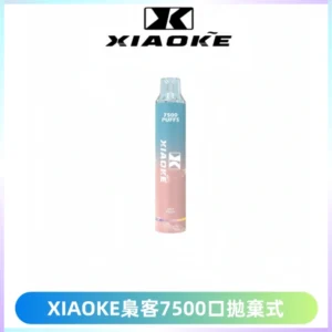 XIAOKE梟客7500Puffs跑馬燈拋棄式電子煙 可發光一次性